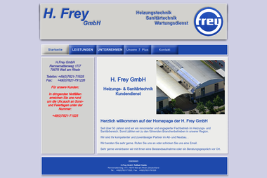 hfreygmbh.de - Wasserinstallateur Weil Am Rhein