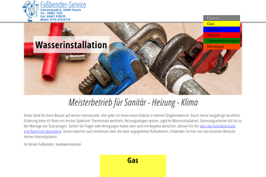 fassbender-service.de - Wasserinstallateur Wittmund