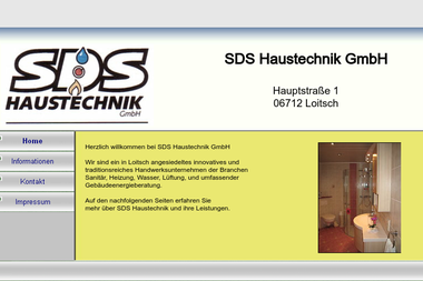 sds-haustechnik.de - Wasserinstallateur Zeitz