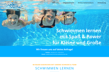 schwimmschule-wellenbrecher.de - Schule für Erwachsene Euskirchen