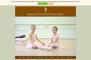 ballettschule-wojtasik.de - Schule für Erwachsene Lüneburg