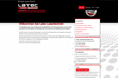 latec-laser.de - Schweißer Bad Salzuflen