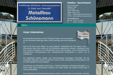 metallbau-schuenemann.de - Schweißer Bünde