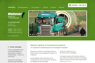 transporte-weisner.de - LKW Fahrer International Dinslaken