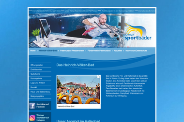 wormser-baeder.de/sportbaeder/Heinrich-Voelker-Bad - Schwimmtrainer Worms