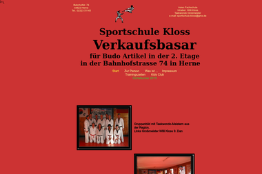 sportschule-kloss.de - Selbstverteidigung Herne