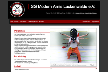 arnis-luckenwalde.de - Selbstverteidigung Luckenwalde