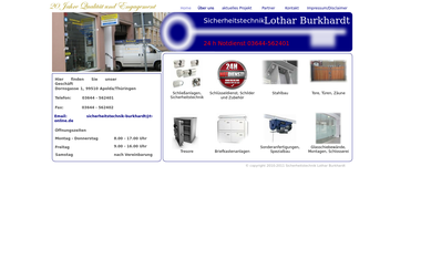 sicherheitstechnik-burkhardt.de - Stahlbau Apolda