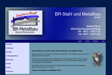 br-stahl-metallbau-gmbh.de - Stahlbau Bad Kreuznach