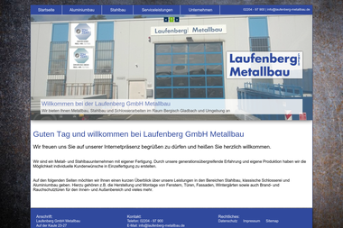 laufenberg-metallbau.de - Stahlbau Bergisch Gladbach