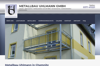 metallbau-uhlmann.de - Stahlbau Chemnitz