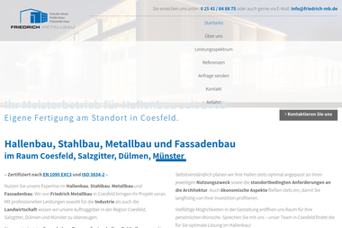 friedrich-mb.de - Stahlbau Coesfeld