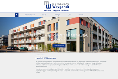 metallbau-weygandt.de - Stahlbau Darmstadt