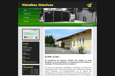 metallbau-hinkefuss.de - Stahlbau Delitzsch