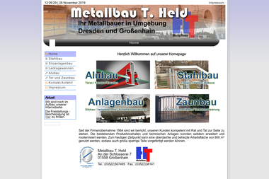 metallbau-held.com - Stahlbau Grossenhain