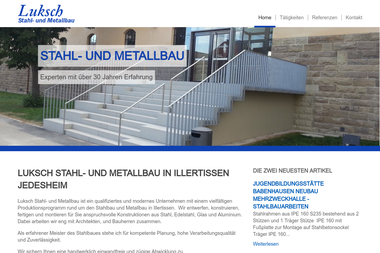 metallbau-luksch.de - Stahlbau Illertissen