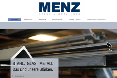 metallbau-menz.de - Stahlbau Köln