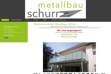 metallbau-schurr.de - Stahlbau Langenau