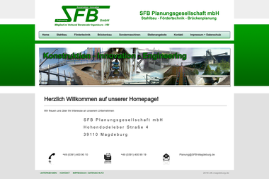 sfb-magdeburg.de - Stahlbau Magdeburg