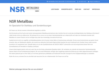 nsr-metallbau.de - Stahlbau Markranstädt