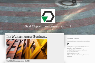 graf-objektmanagement-gmbh.com - Stahlbau Ravensburg