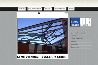 lams-stahlbau.de - Stahlbau Sarstedt