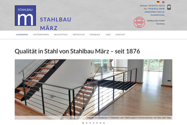 stahlbau-maerz.de - Stahlbau Starnberg