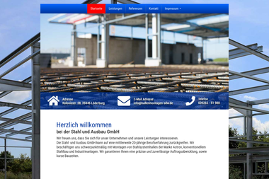 hallenmontagen-sdw.de - Stahlbau Stassfurt