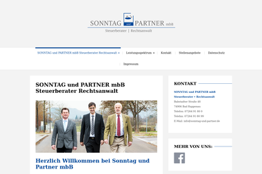 sonntag-und-partner.de - Steuerberater Bad Rappenau