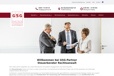 gsg-partner.de - Steuerberater Duisburg