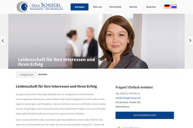 schlegel-steuer.com/de - Steuerberater Rheine