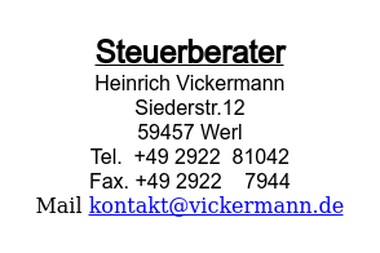 vickermann.de - Steuerberater Werl