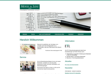 mewes-lenz.de - Steuerberater Wittenberge
