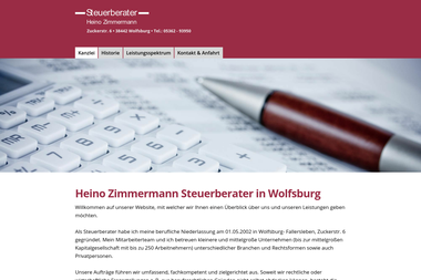 stb-zimmermann-wob.de - Steuerberater Wolfsburg