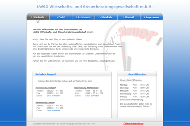 lwsg-steuerberatung.de - Steuerberater Wurzen