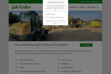 reuber.de - Straßenbauunternehmen Alsdorf