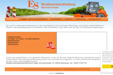 staab-strasseninstandhaltung.de - Straßenbauunternehmen Altenburg