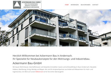 ackermann-andernach.de - Straßenbauunternehmen Andernach
