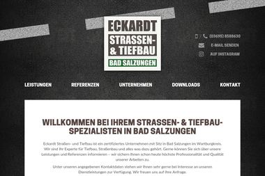 eckardt-strassen-tiefbau.de - Straßenbauunternehmen Bad Salzungen