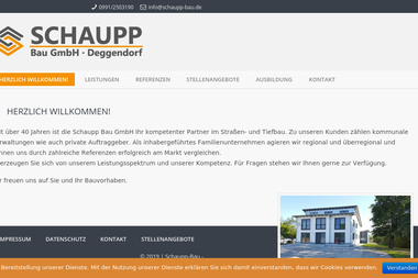 schaupp-bau.de - Straßenbauunternehmen Deggendorf
