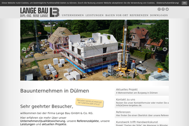 langebau.de - Straßenbauunternehmen Dülmen