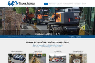 klothen-tiefbau.de - Straßenbauunternehmen Geilenkirchen