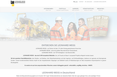 leonhard-weiss.de - Straßenbauunternehmen Geislingen An Der Steige