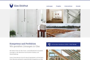 glas-dickhut.de - Straßenbauunternehmen Geseke