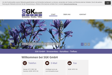 sgk-hamm.de - Straßenbauunternehmen Hamm