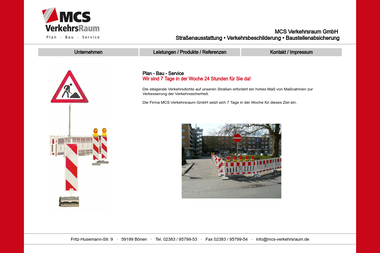 mcs-verkehrsraum.de - Straßenbauunternehmen Hamm