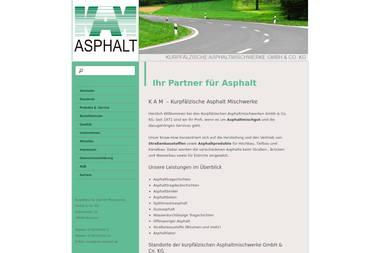 kam-asphalt.de - Straßenbauunternehmen Heidelberg