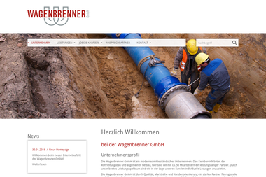 wagenbrenner.net - Straßenbauunternehmen Homburg