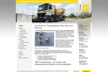 transportbeton-schuessler.de - Straßenbauunternehmen Jülich
