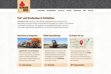 riede.de - Straßenbauunternehmen Kassel